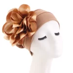 Bonnet Chimio Grande Fleur Mademoisellefoulard.fr