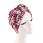 Bonnet Chimio Rouge Fleuri