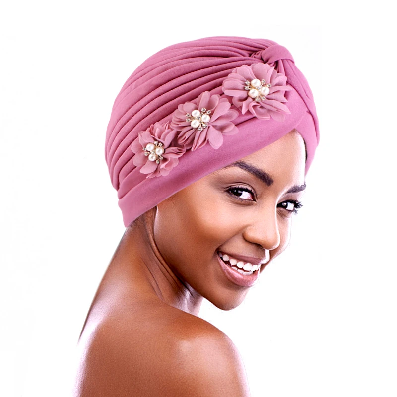 Turban Chimio été Pour Femme - Pré-noué, Léger, Respirant - Taille Unique 55-58 Cm - En Polyester, Confortable Et élégant